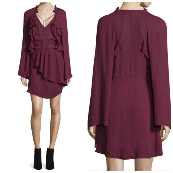 IRO V-Neck Knee-Length Dress